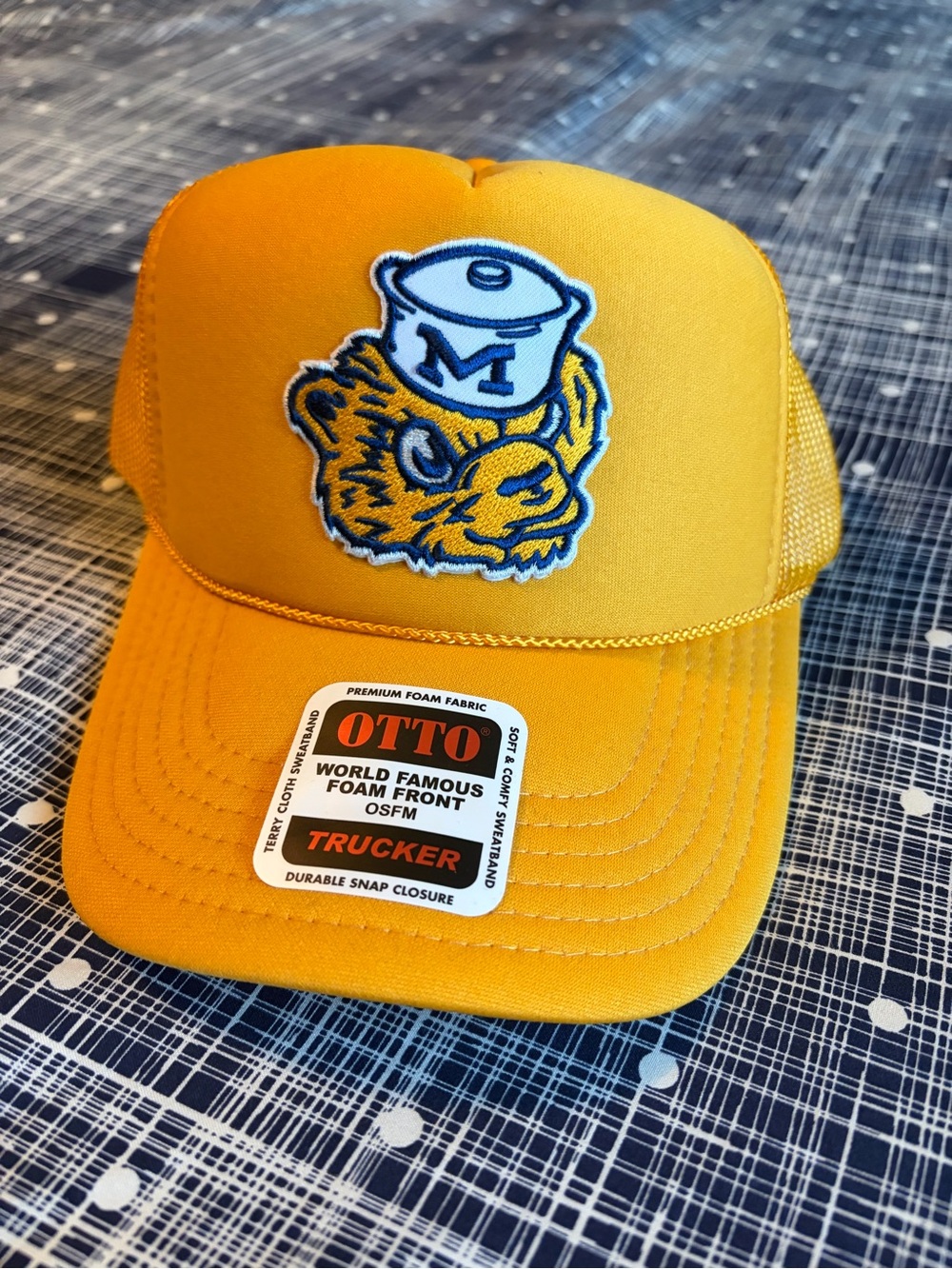 OTTO Michigan Wolverines U of M Trucker Hat from Bivouac